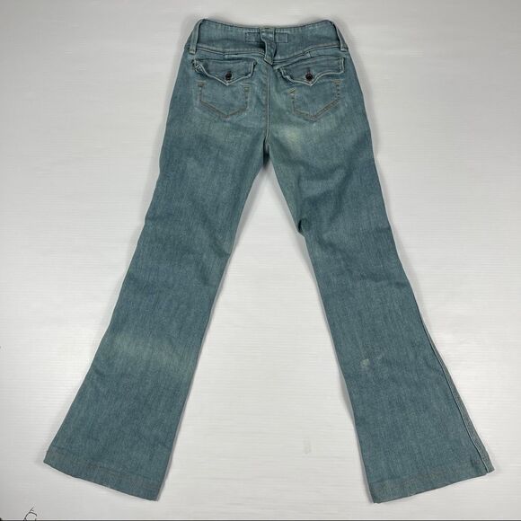 Brappers Jeans Relaxed Flare Light Blue Denim LSB211L - Picture 2 of 12